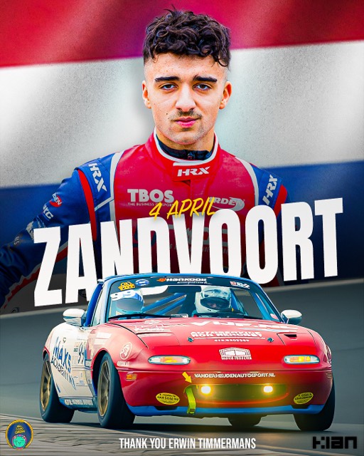 Zandvoort raceday voor Kian Racing