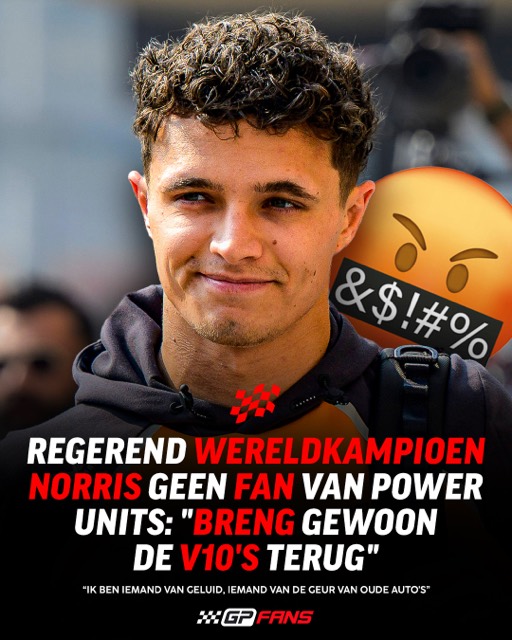 Editorial graphic over Lando Norris voor GPFans