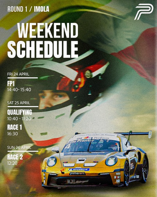 Weekend Schedule graphic voor Paul de Prenter